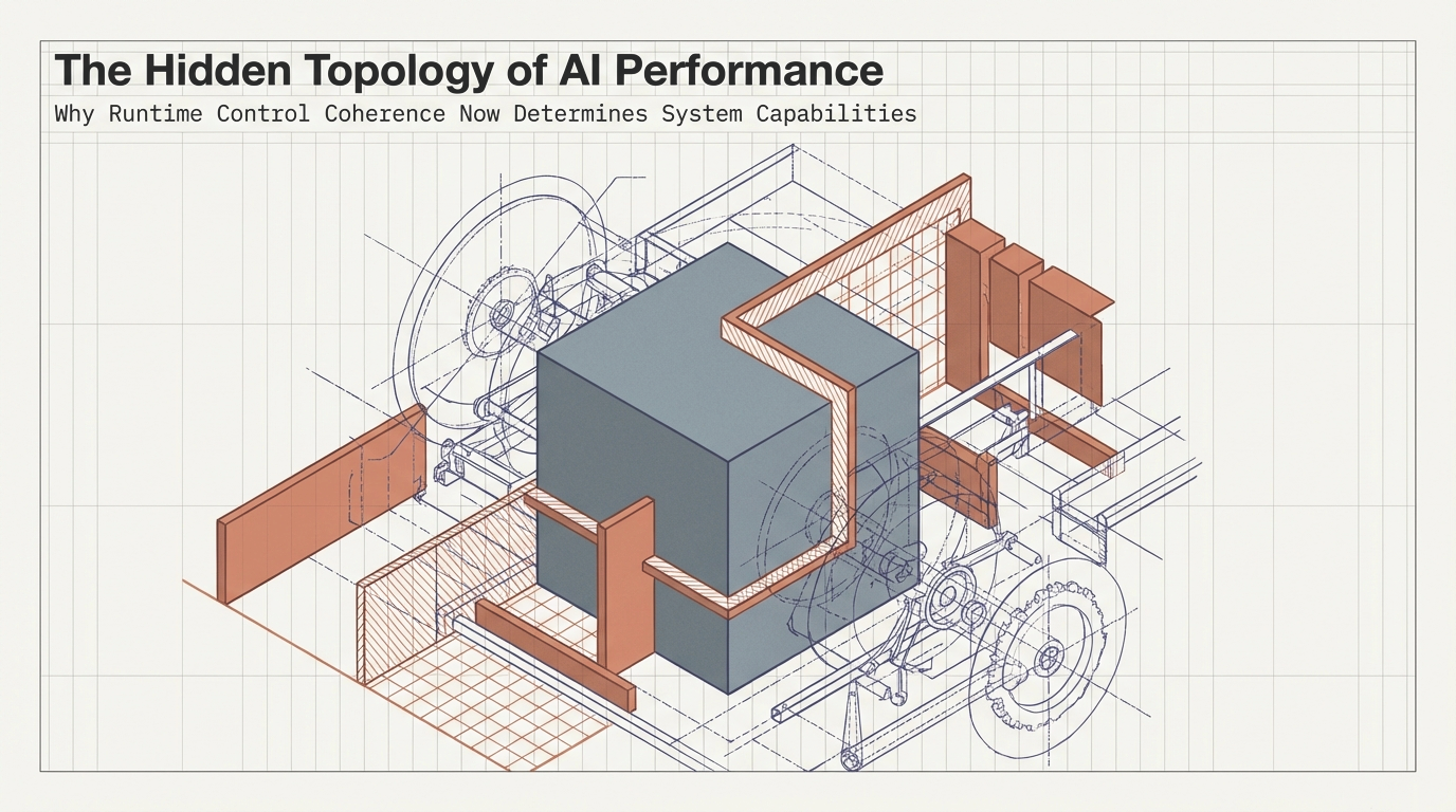 The Hidden Topology of AI Performance &ndash; Why Runtime Control Coherence Now Determines System Capabilities