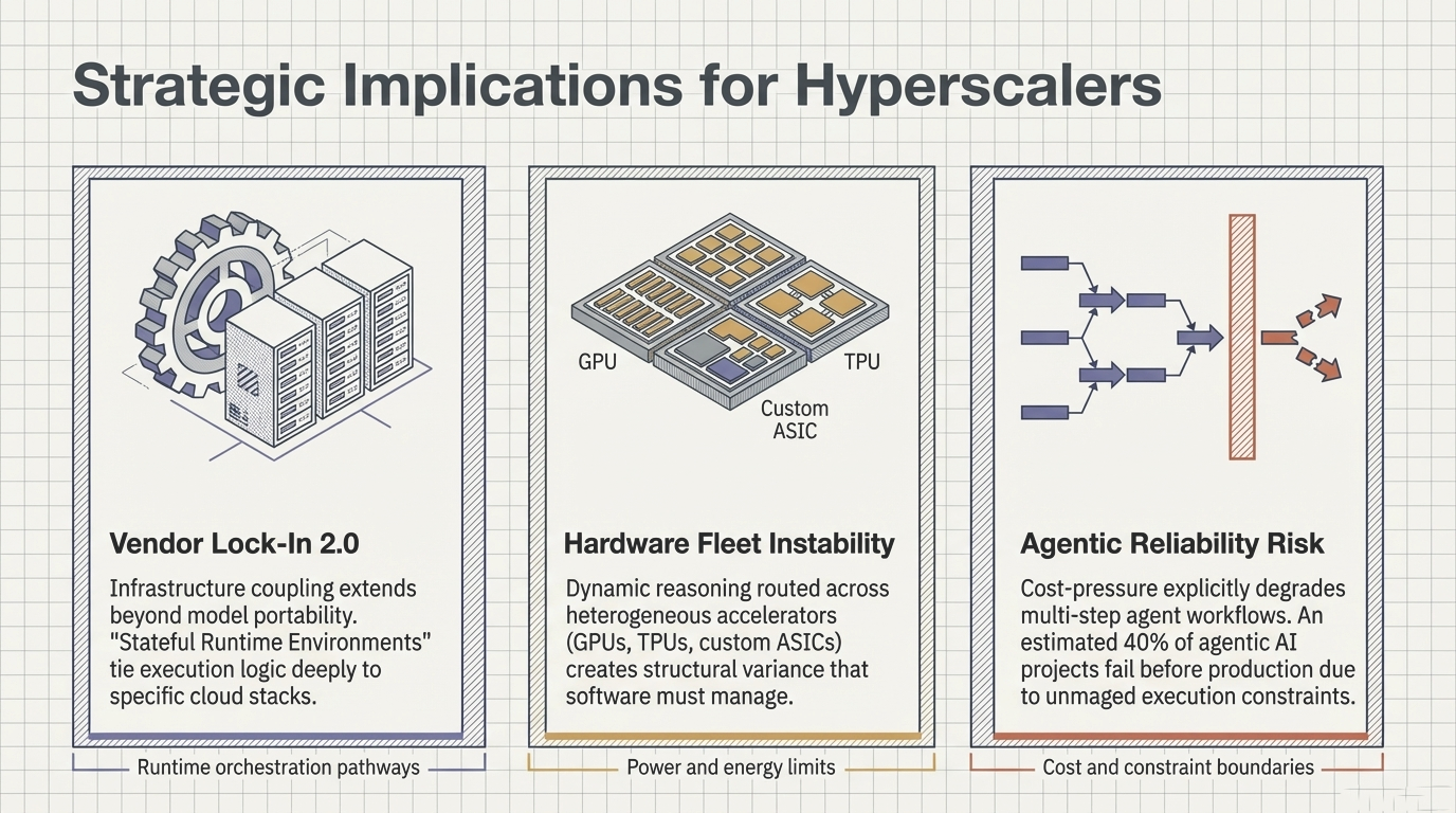 Strategic Implications for Hyperscalers &ndash; Vendor Lock-In 2.0, Hardware Fleet Instability, and Agentic Reliability Risk