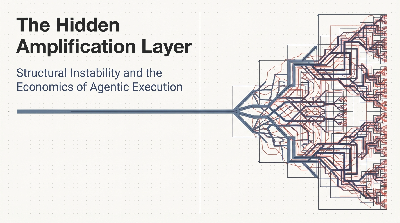 The Hidden Amplification Layer &ndash; Structural Instability and the Economics of Agentic Execution