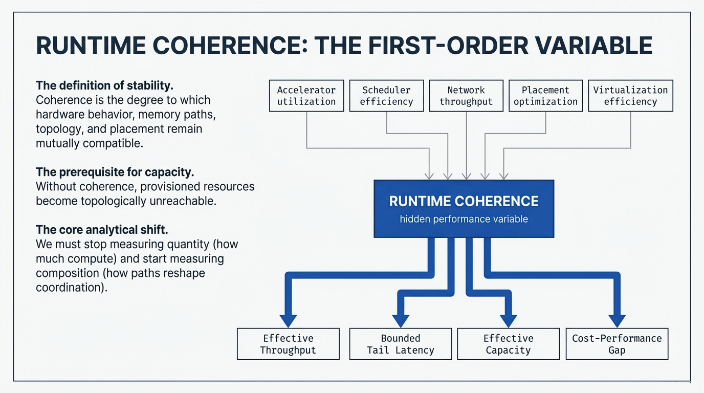 Runtime Coherence: The First-Order Variable