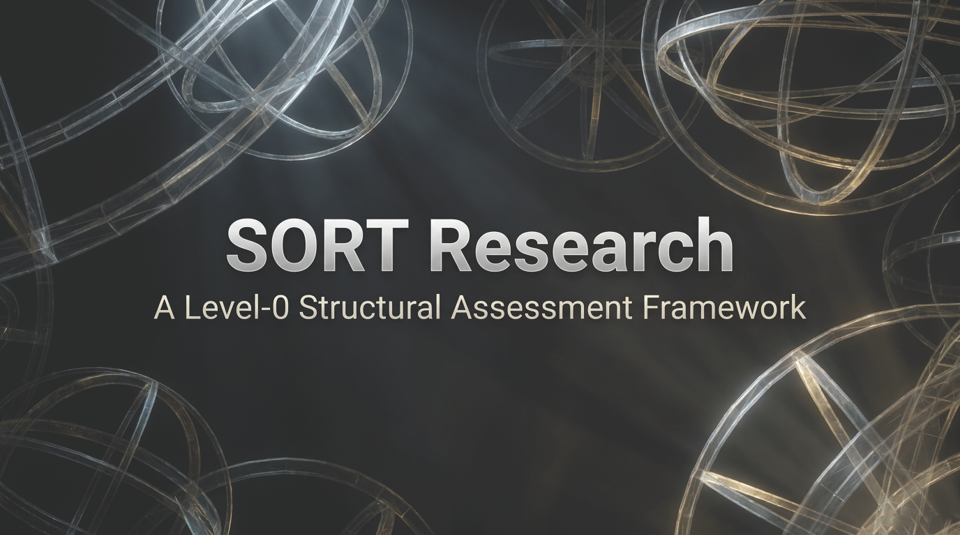 SORT Research &mdash; A Level-0 Structural Assessment Framework