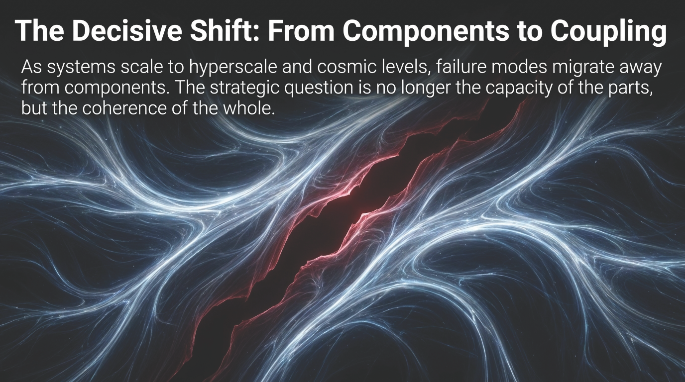 The decisive shift: from components to coupling